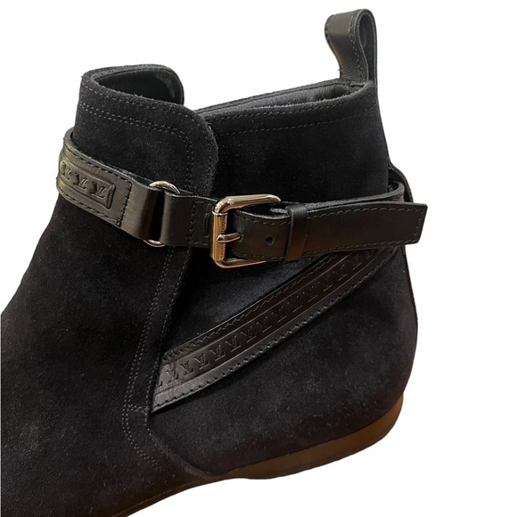 Louis Vuitton Mens Suede Belt Ankle Boots - Picture 4 of 7